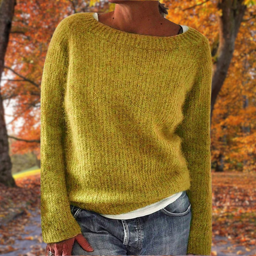 Casual Ribbed Sweater