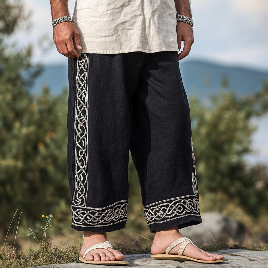 Layered Knit Pants