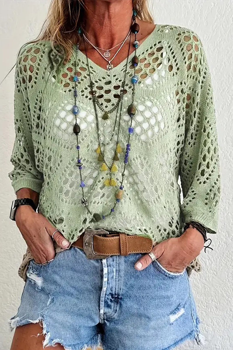 Warm V-Neck Sweater