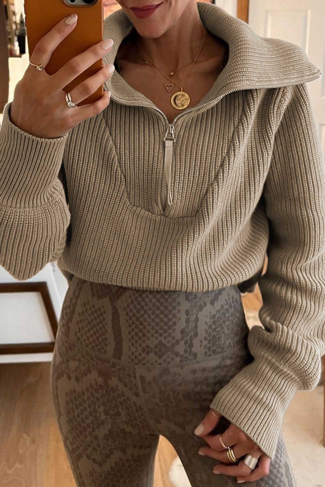 Everyday Buttoned Sweater