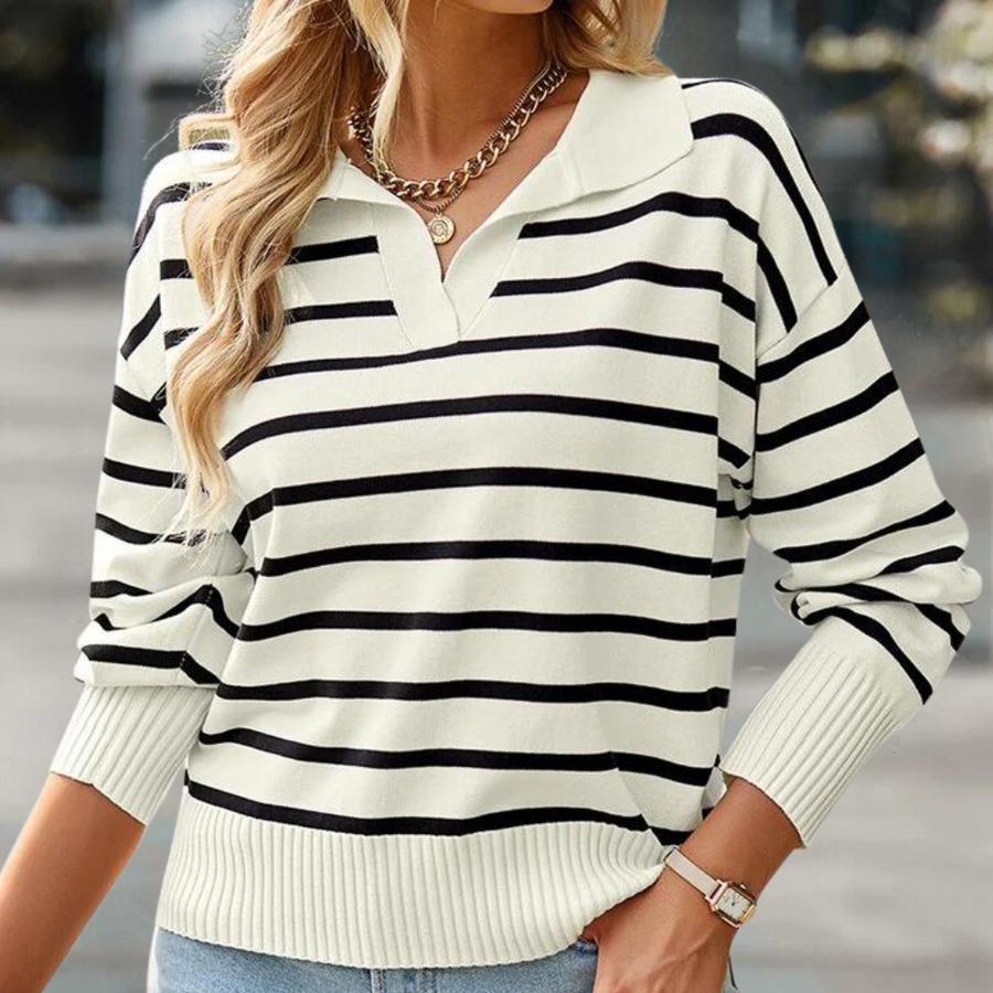 Textured Cropped Sweater