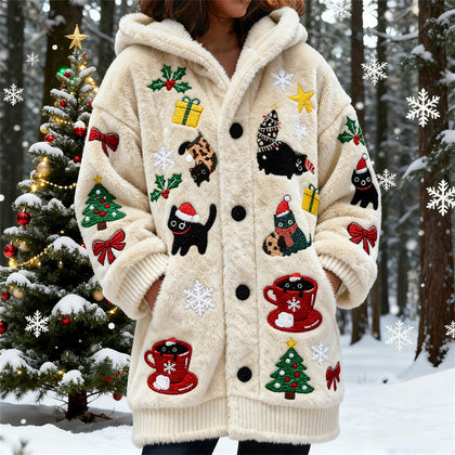 Warm Hooded Coat