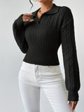Relaxed Cable Sweater