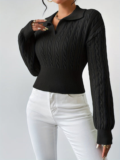 Relaxed Cable Sweater