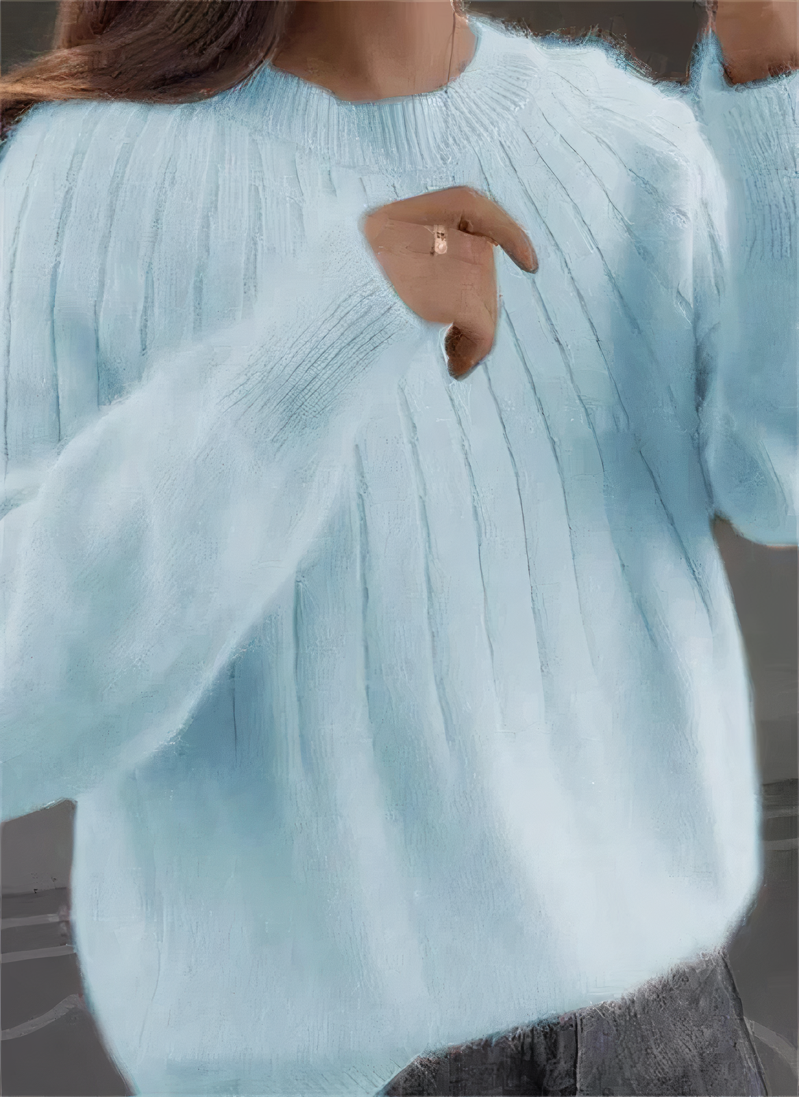 Weekend Buttoned Sweater
