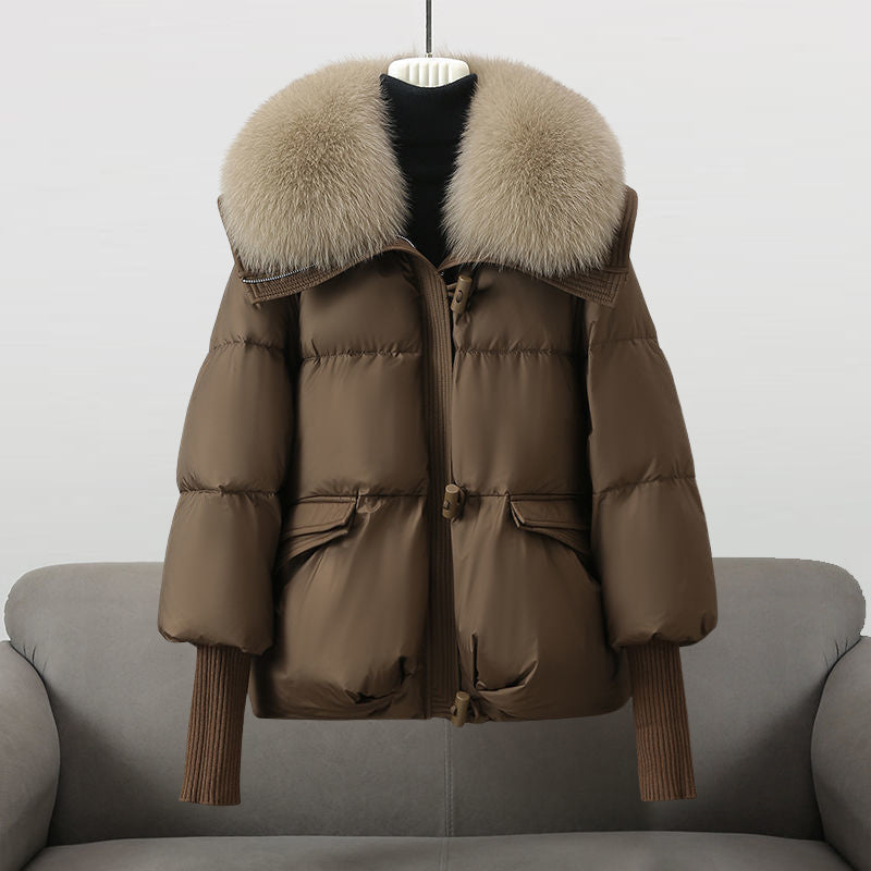 Relaxed Double-Breasted Coat