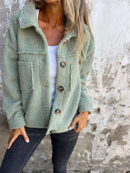 Relaxed Buttoned Coat