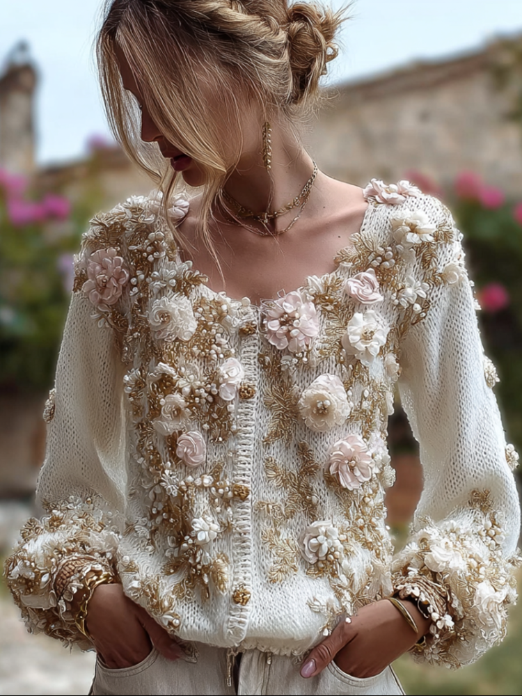 Relaxed Cropped Sweater