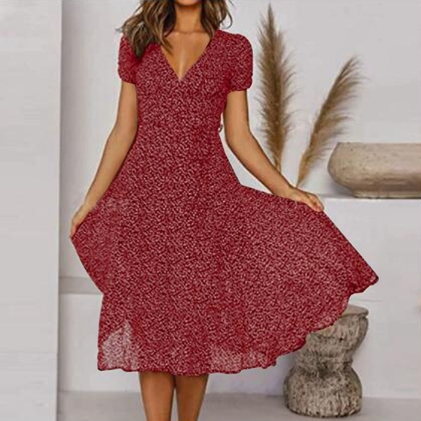 Sunday Puff-Sleeve Dress