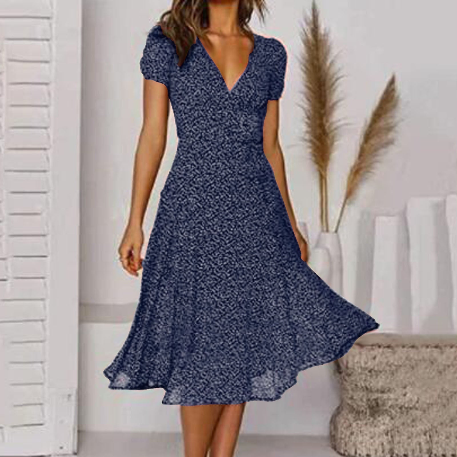 Sunday Puff-Sleeve Dress