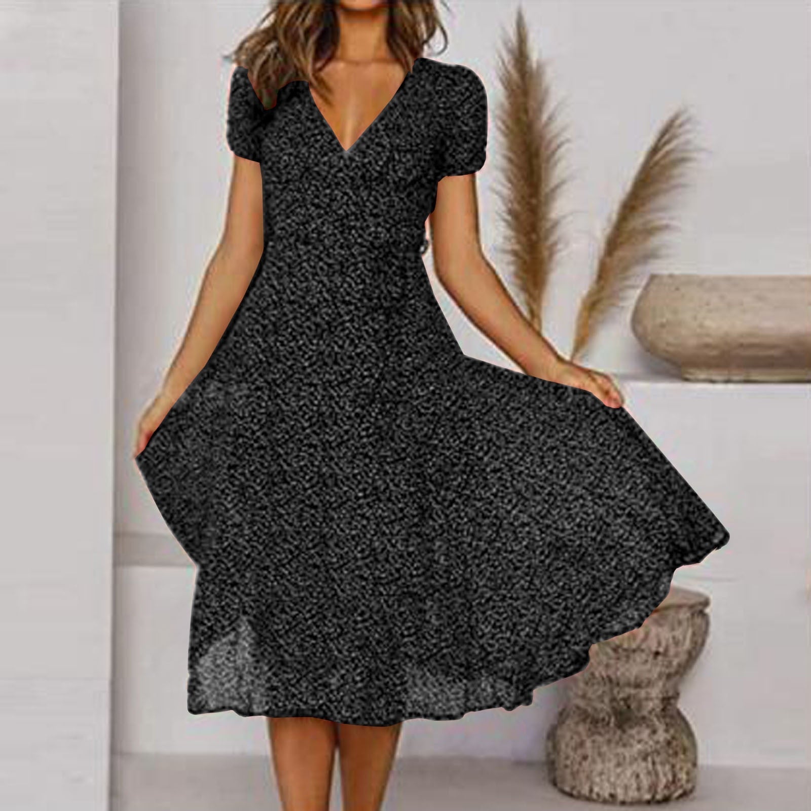Sunday Puff-Sleeve Dress