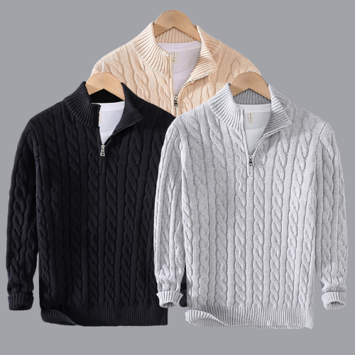 Warm Buttoned Sweater