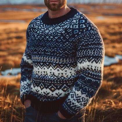 Relaxed Cable Sweater