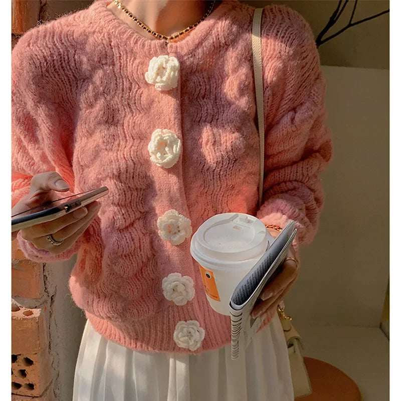 Casual Cropped Sweater