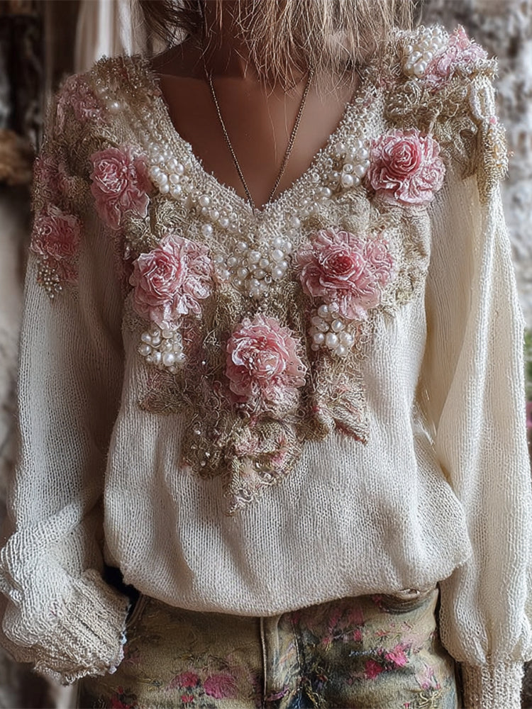 Warm V-Neck Sweater