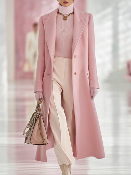 Soft Buttoned Coat