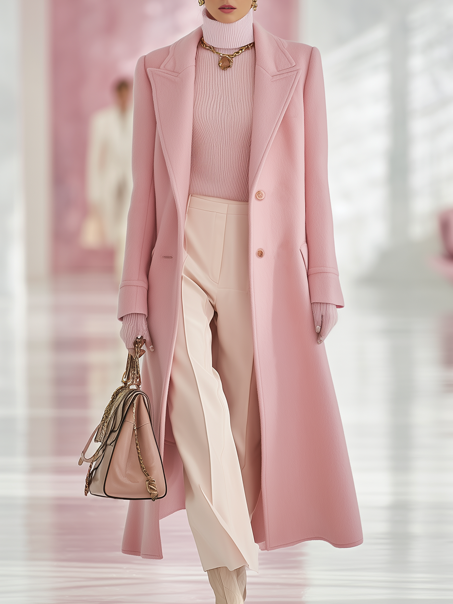 Soft Buttoned Coat