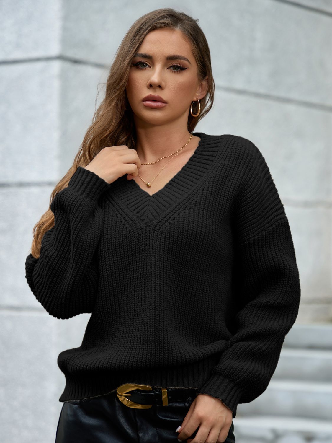 Warm Cable Sweater
