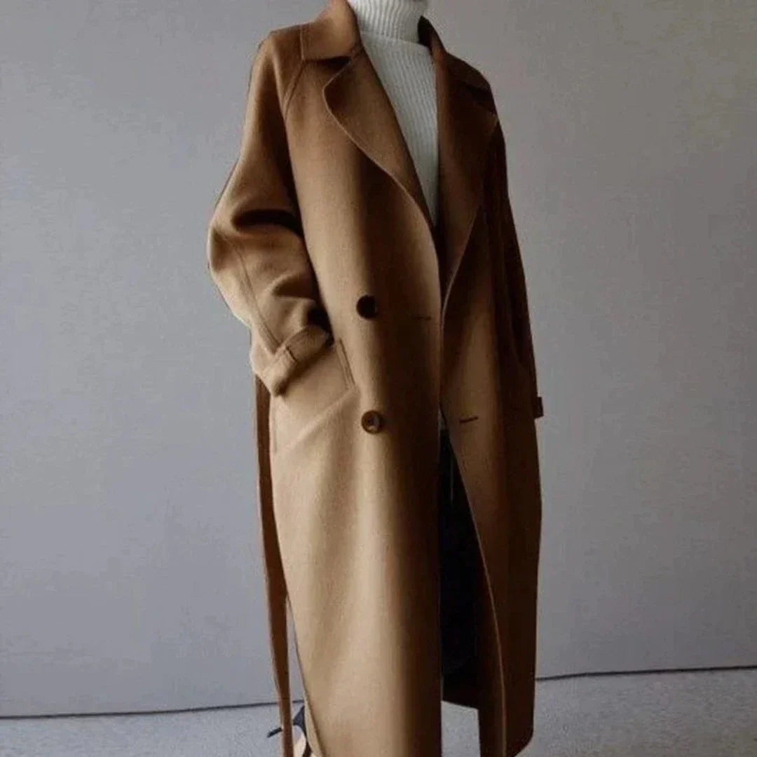 Relaxed Buttoned Coat