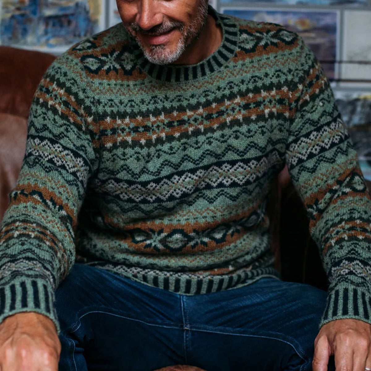 Warm V-Neck Sweater