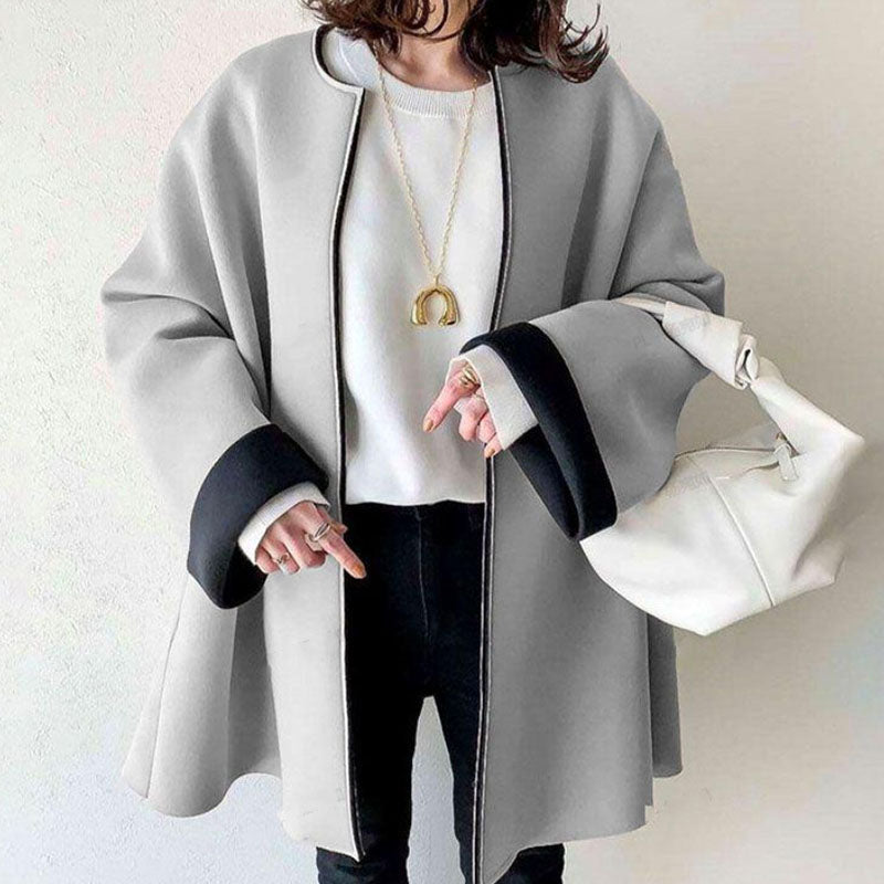 Cozy Double-Breasted Coat