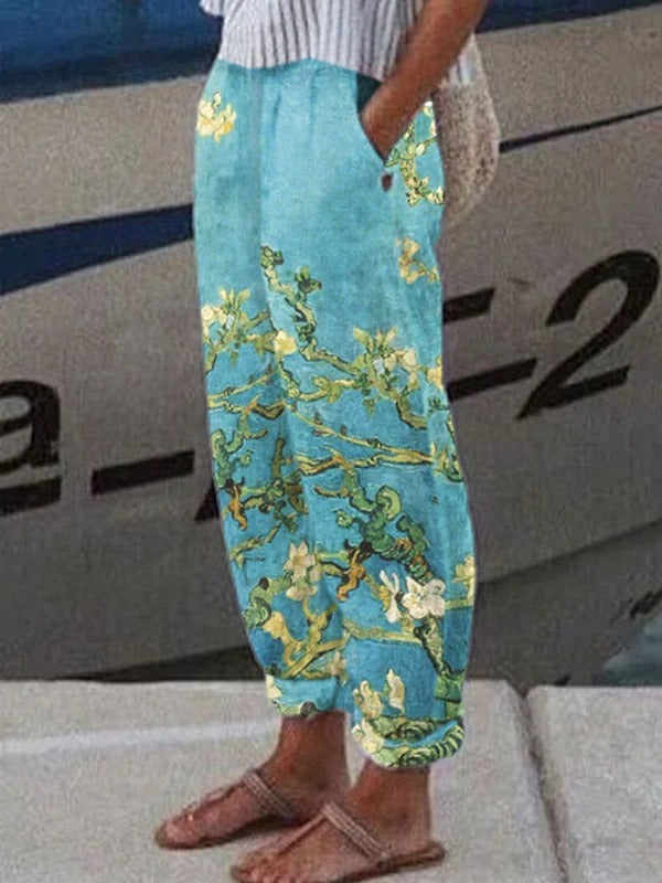 Stretch Solid Pants