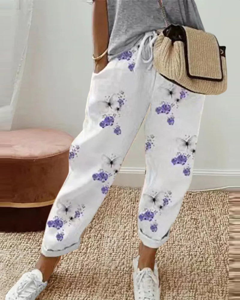 Classic Printed Pants
