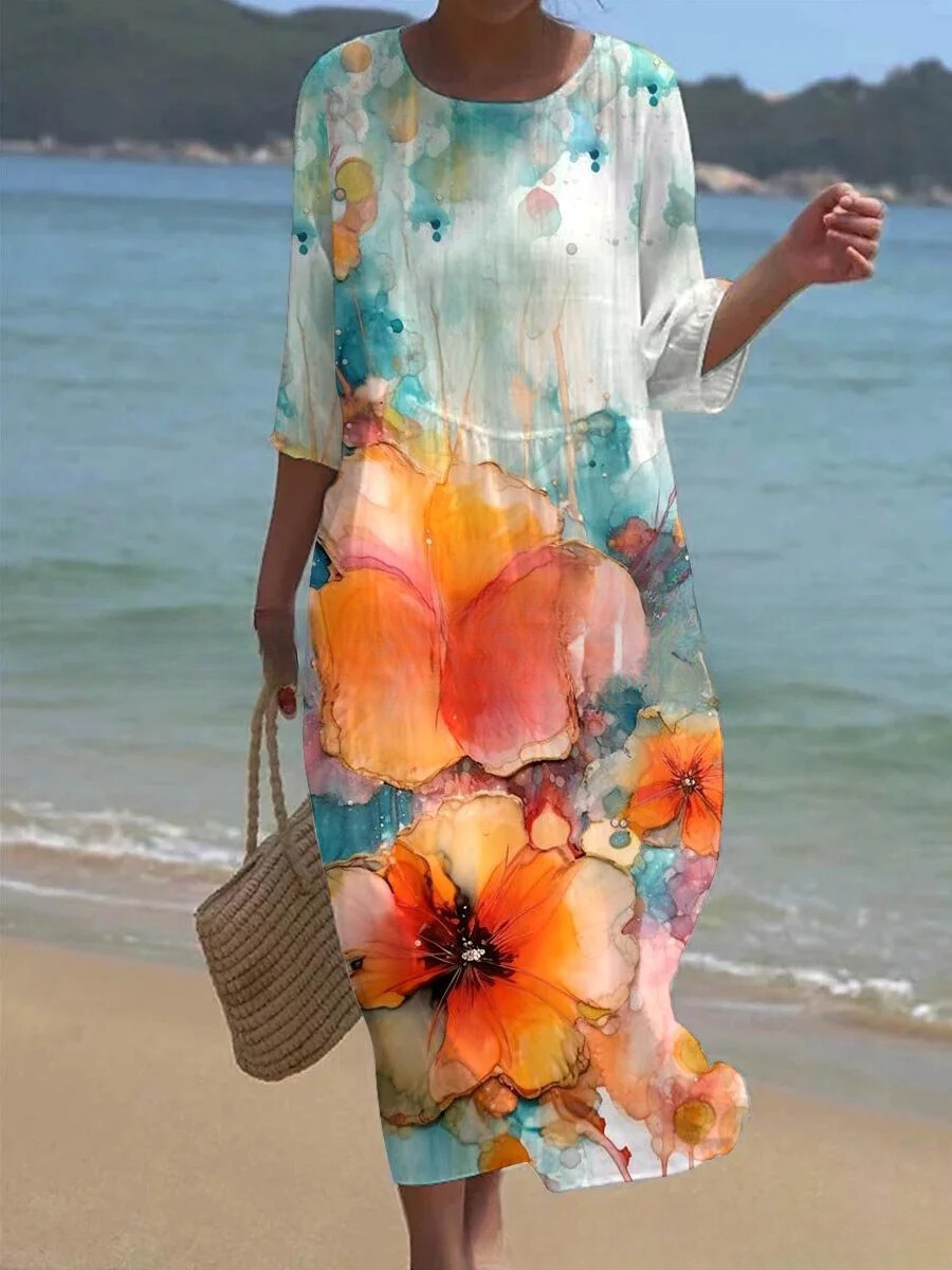 Sunday Solid Dress