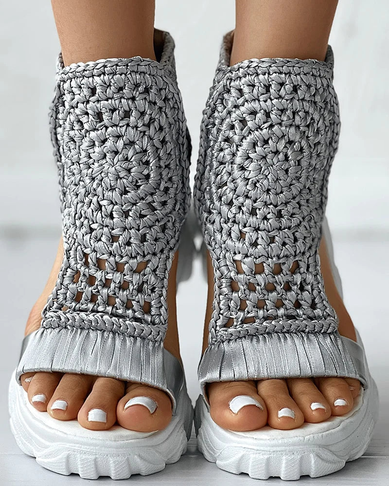 Travel Lace-Up Sandals