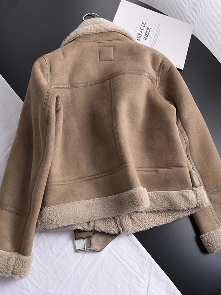 Layered Buttoned Coat