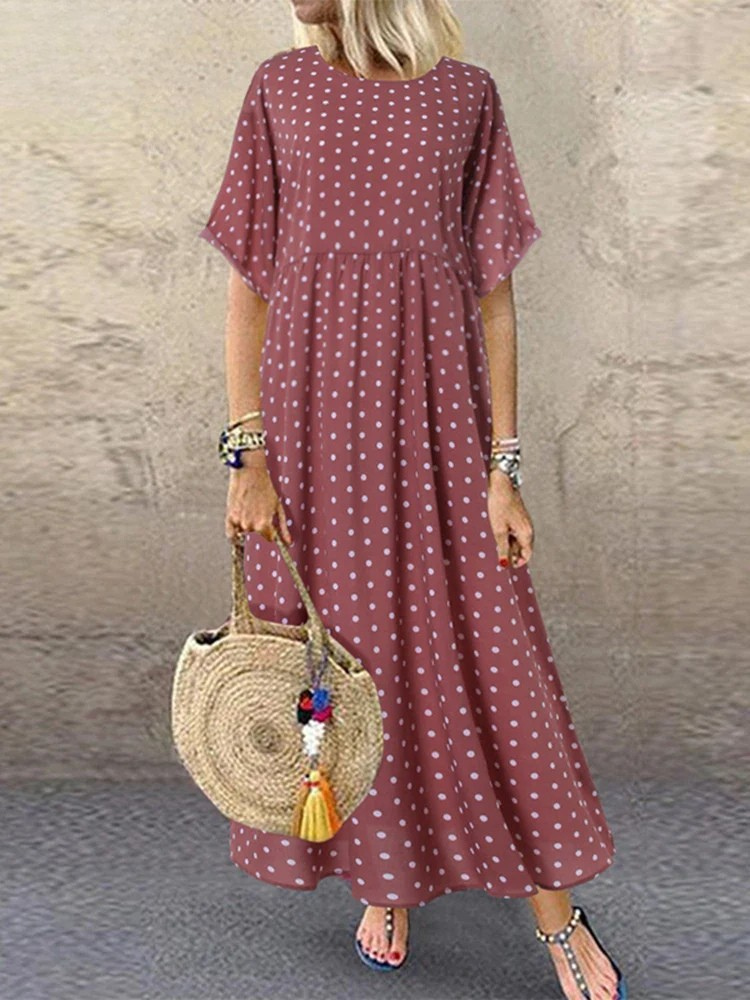 Simple Embroidered Dress