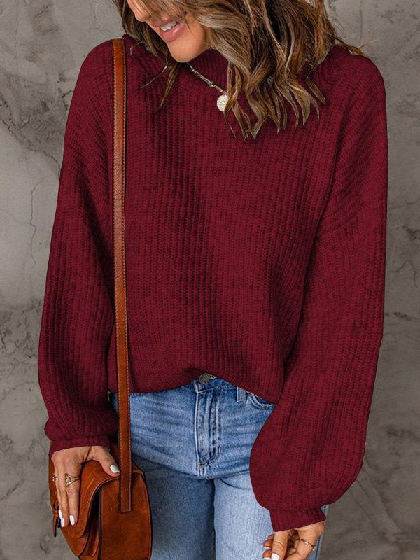 Textured Knit Sweater