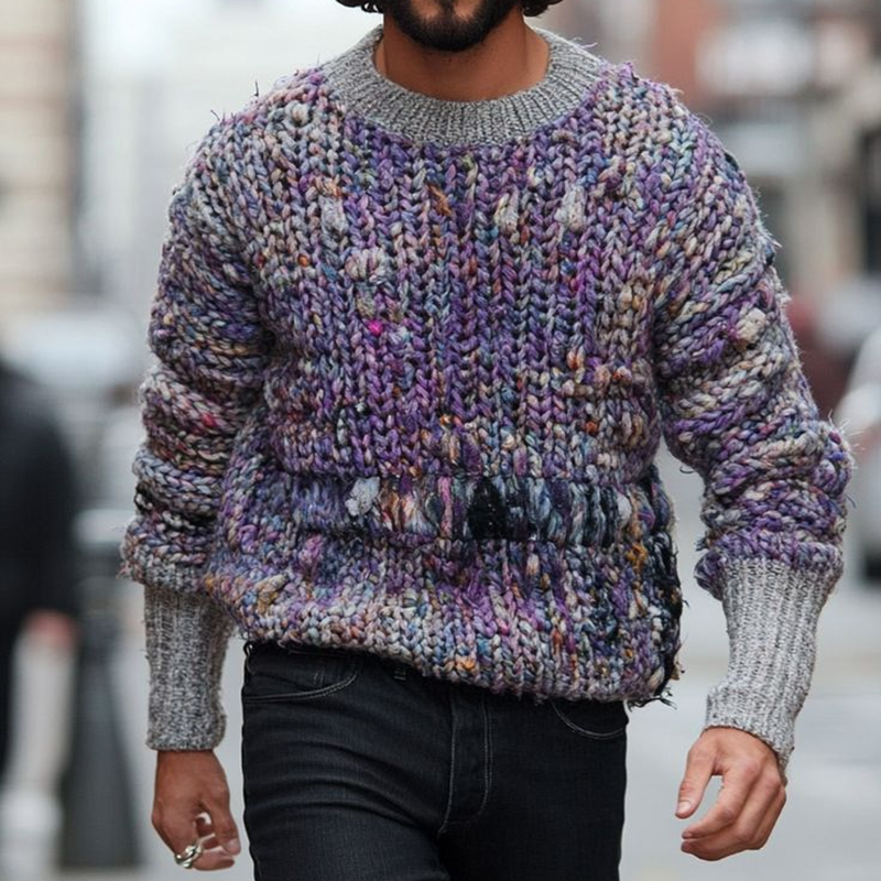 Warm Striped Sweater