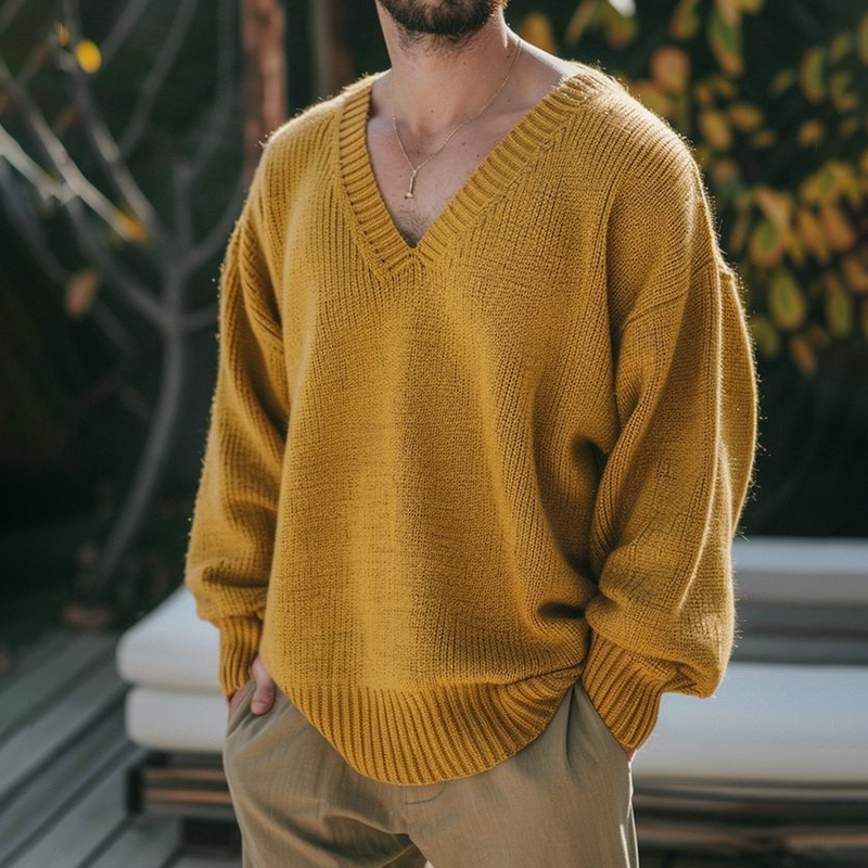 Textured Cable Sweater