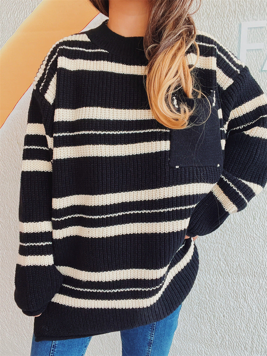 Relaxed Buttoned Sweater