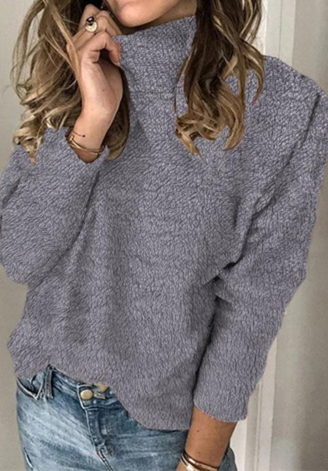 Casual Buttoned Sweater