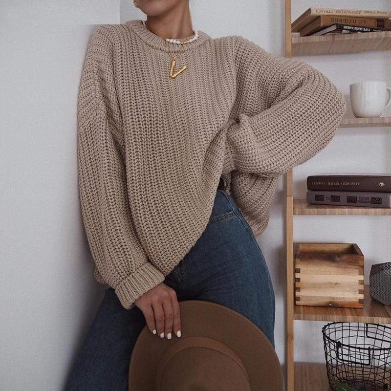 Textured Knit Sweater