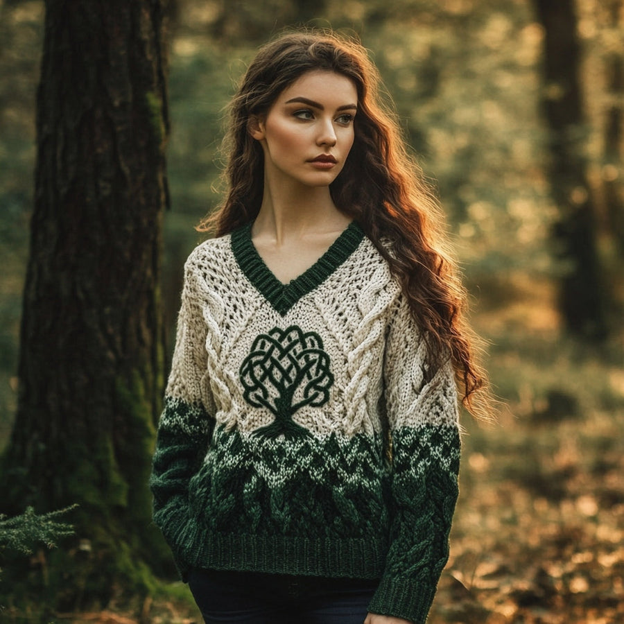Textured Cropped Sweater