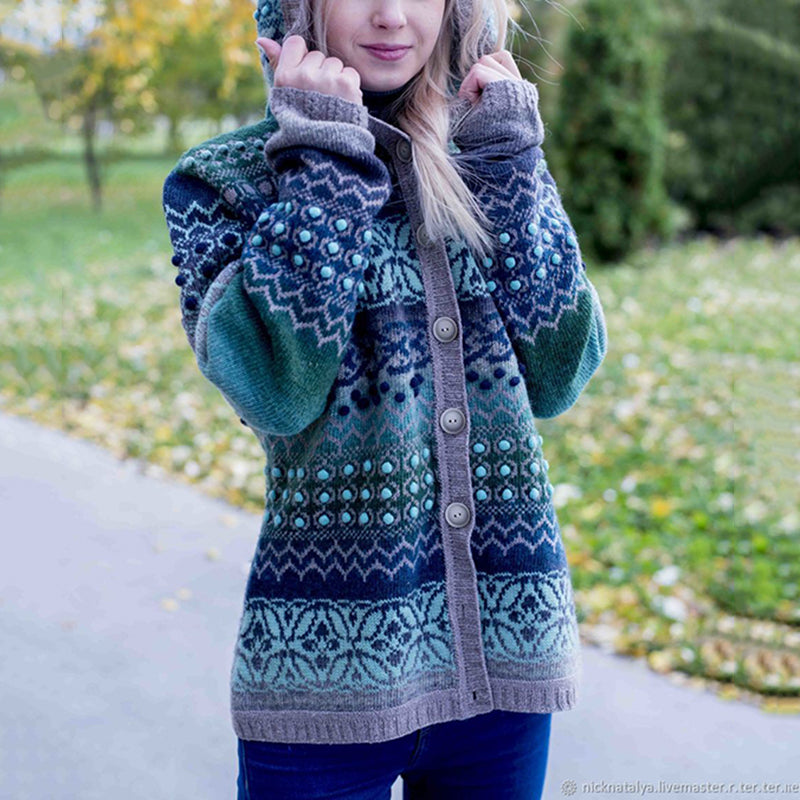 Warm Buttoned Sweater