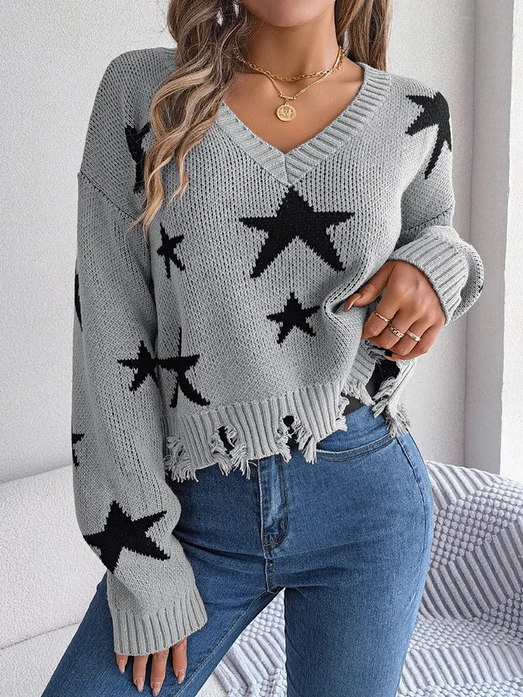 Relaxed Buttoned Sweater