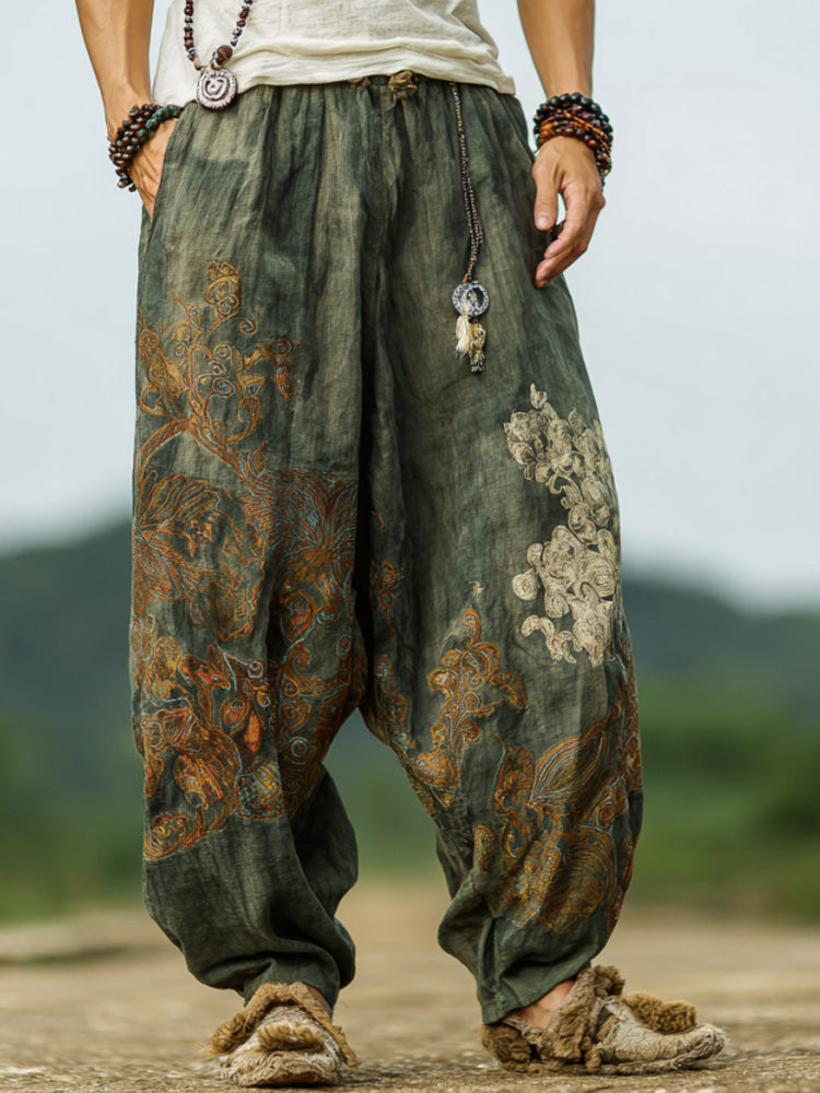 Minimal Printed Pants