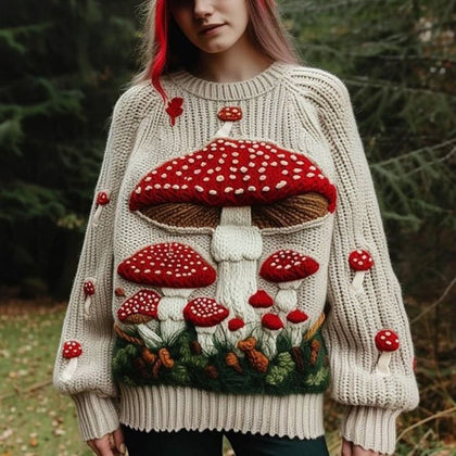 Warm Buttoned Sweater