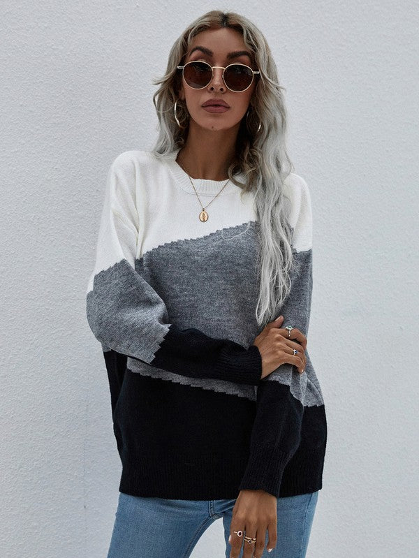 Textured V-Neck Sweater