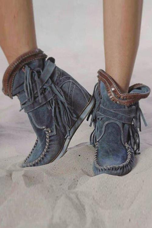 Walking Faux-Suede Boots