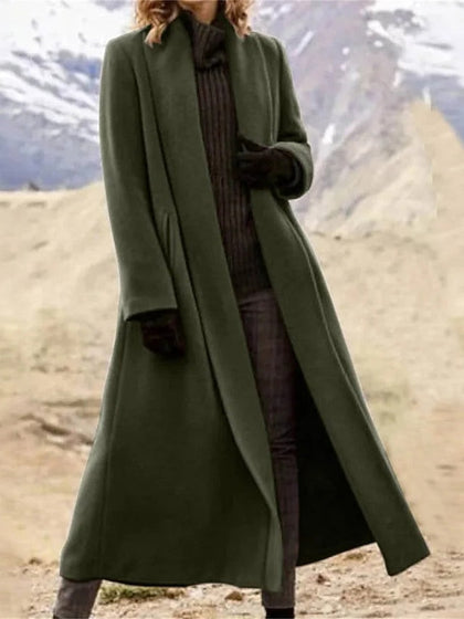 Layered Wool Coat