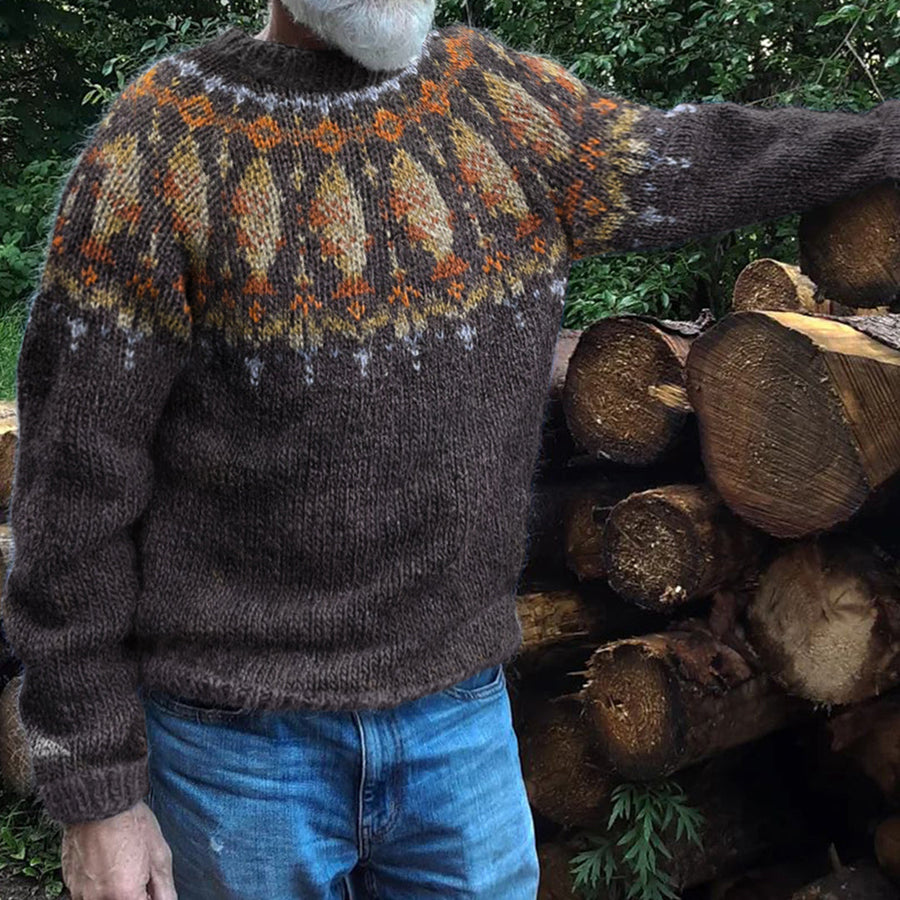 Textured Striped Sweater