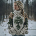Textured Striped Sweater
