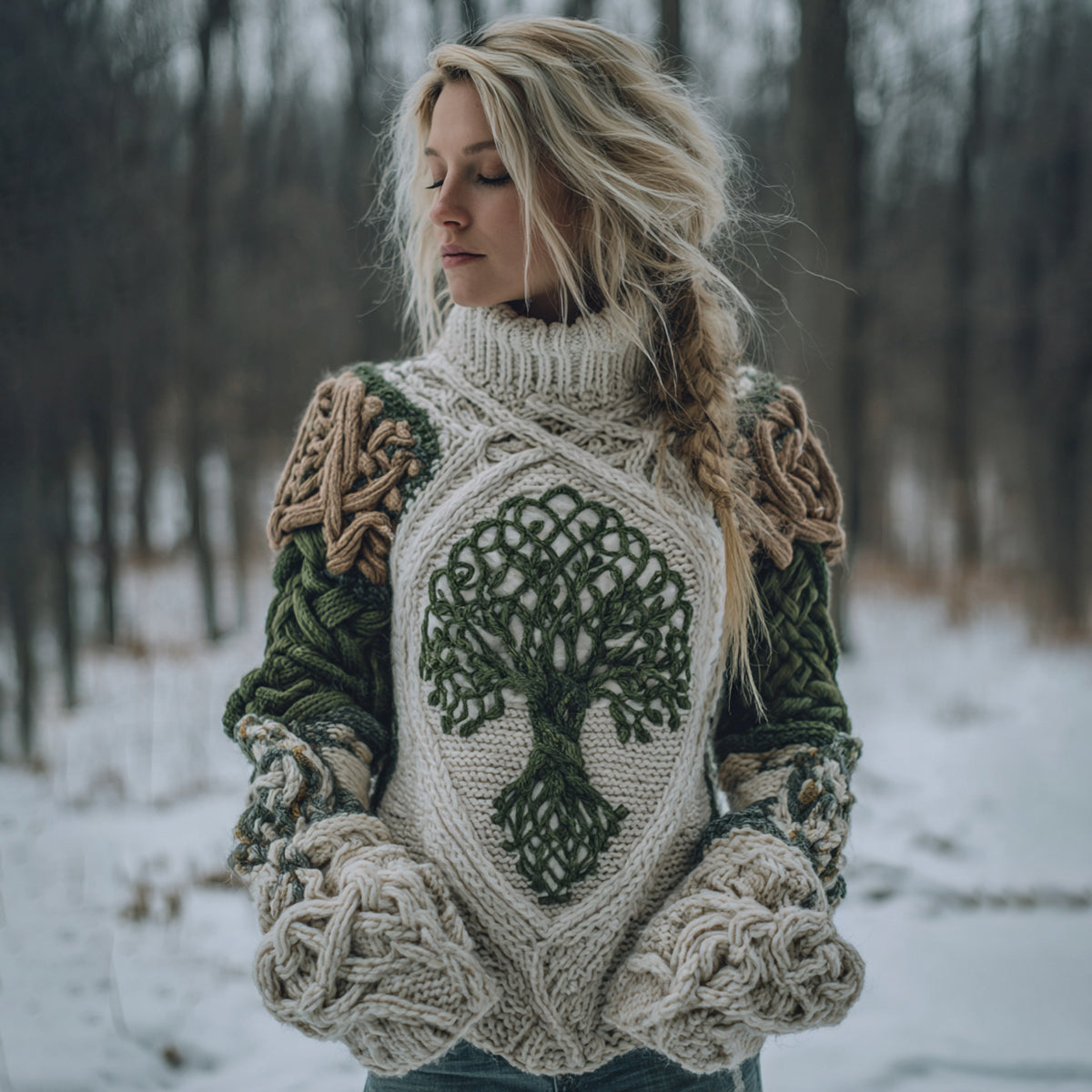 Textured Striped Sweater