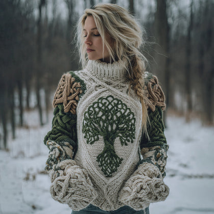 Textured Striped Sweater
