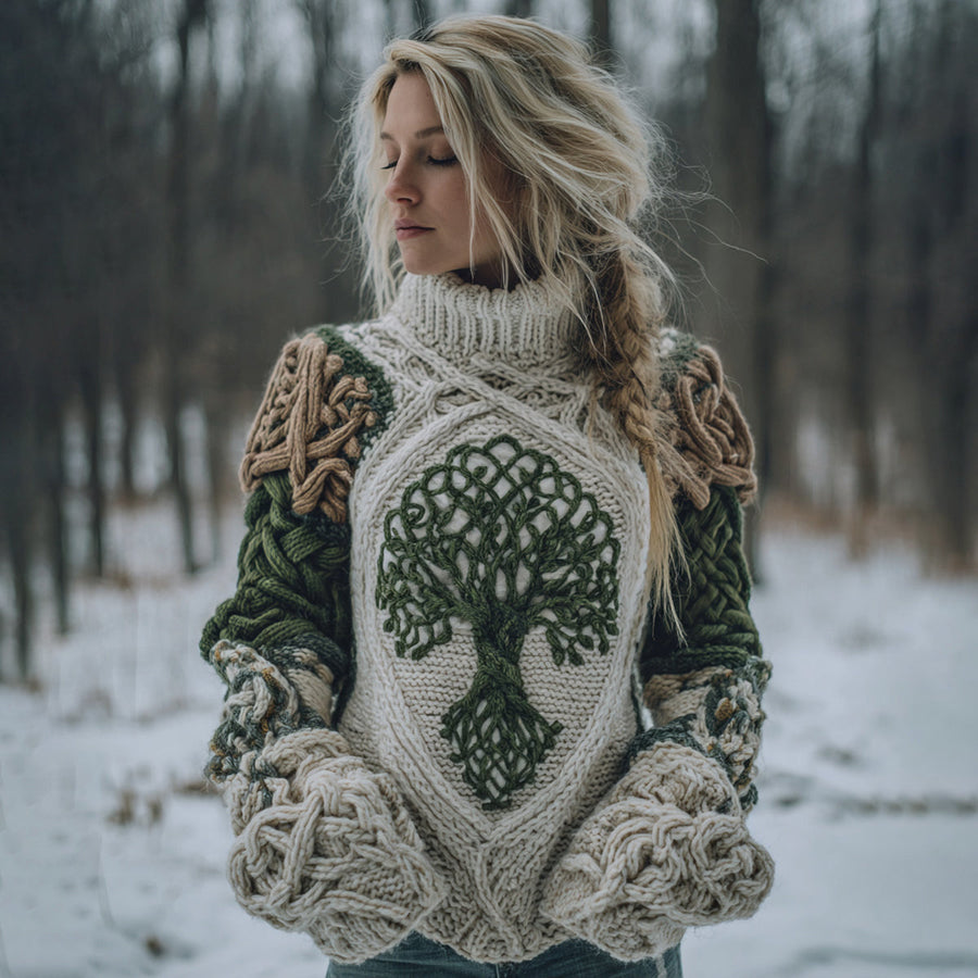 Textured Striped Sweater